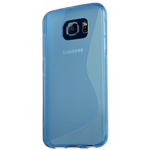 Flexible Two-Tone Finished Samsung Galaxy S6 Case in Blue