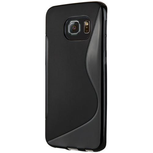 Flexible Two-Tone Finished Samsung Galaxy S6 Case in Black