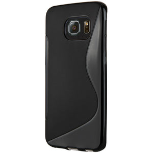 Flexible Two-Tone Finished Samsung Galaxy S6 Case in Black