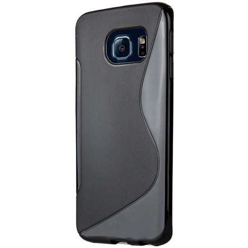 Flexible Two-Tone Finished Samsung Galaxy S6 Edge Case in Black
