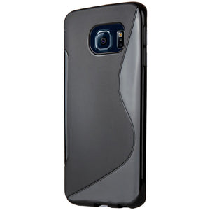 Flexible Two-Tone Finished Samsung Galaxy S6 Edge Case in Black