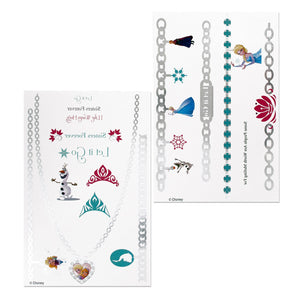 Disney Frozen 2 Sheets Metallic Jewelry Tattoos