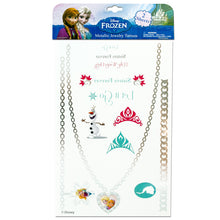 Disney Frozen 2 Sheets Metallic Jewelry Tattoos