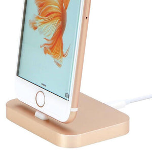 iPhone Aluminum Charge and Sync Dock in Gold for iPhone 5/6/7