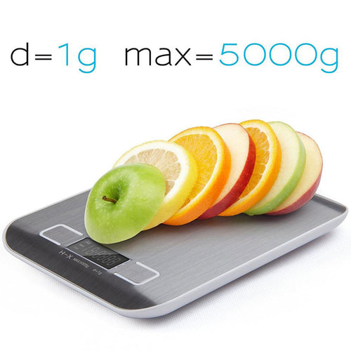 Digital Kitchen Multi-Function Food Scale Stainless Steel