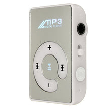 MP3 Player w/SD Card Expansion Slot & Mirror Front in White