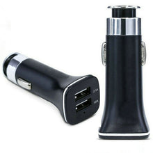 Universal 2.1A Dual USB Car Charger in Black