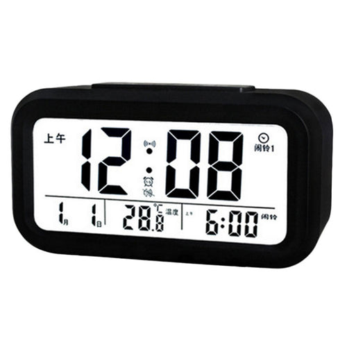 Desktop Smart Alarm Clock in Black