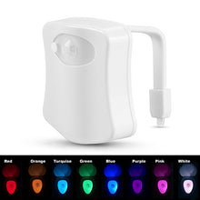 8-Color Motion Activated Toilet Nightlight (Fits ANY Toilet)