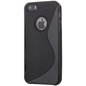Flexible Two-Tone Finished Apple iPhone 5 Case in Black