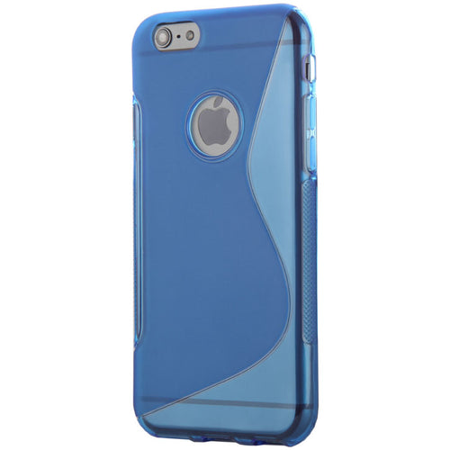 Flexible Two-Tone Finished Apple iPhone 6 Case in Blue