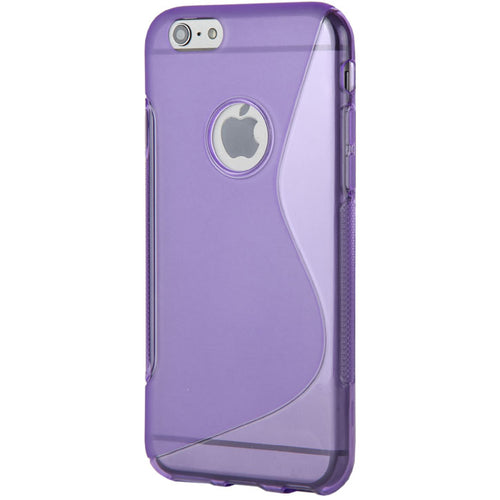 Flexible Two-Tone Finished Apple iPhone 6 Case in Purple