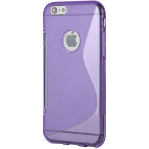 Flexible Two-Tone Finished Apple iPhone 6 Case in Purple