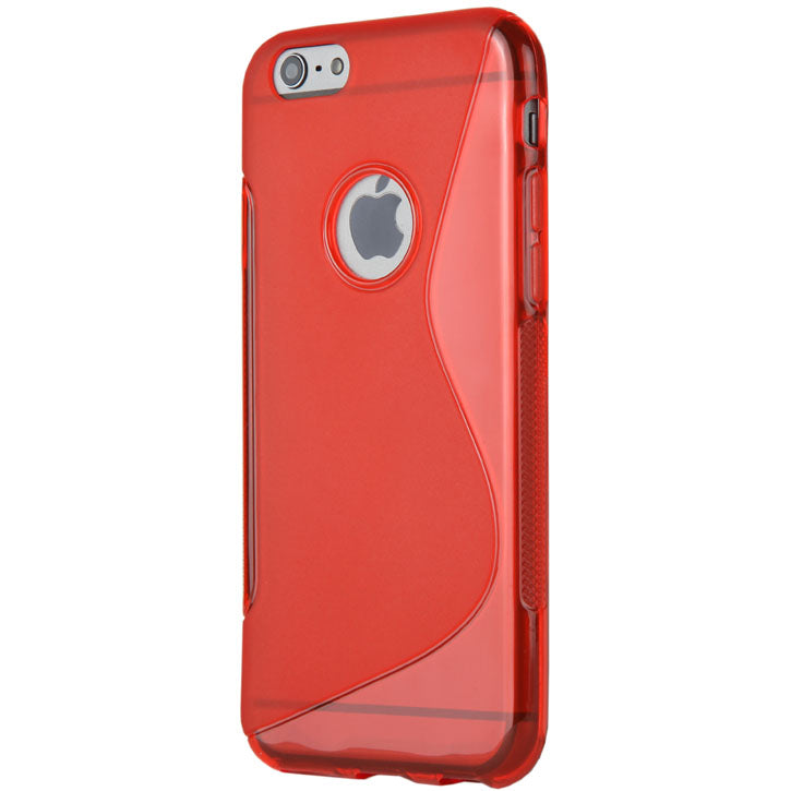 Flexible Two-Tone Finished Apple iPhone 6 Case in Red