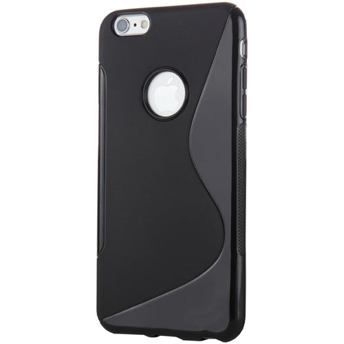 Flexible Two-Tone Finished Apple iPhone 6 Plus Case in Black