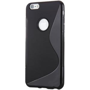 Flexible Two-Tone Finished Apple iPhone 6 Plus Case in Black