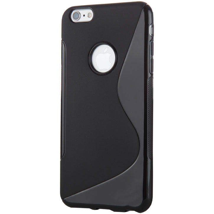 Flexible Two-Tone Finished Apple iPhone 6 Plus Case in Black