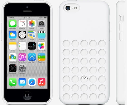 iPhone 5C Slim Silicone Soft Case Cover White