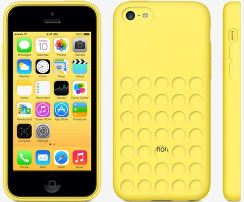 iPhone 5C Slim Silicone Soft Case Cover Yellow