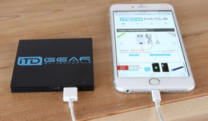 iTD Gear 2600mAh Power Bank with LED Power Indicator in Black
