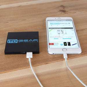 iTD Gear 2600mAh Power Bank with LED Power Indicator in Black