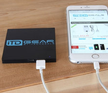 iTD Gear 2600mAh Power Bank with LED Power Indicator in Black