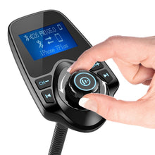 Bluetooth Wireless In-Car FM Transmitter Radio Adapter w/5V 2.1A USB Port