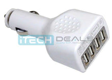 Baytek High Output 4 Port USB Car Travel Charger