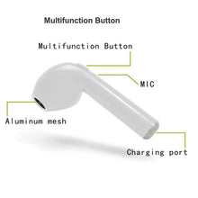 Wireless Bluetooth In-Ear Stereo Earbud with Mic in White