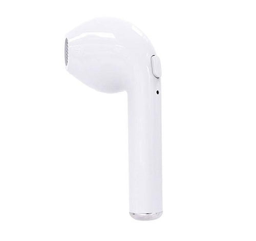 Wireless Bluetooth In-Ear Stereo Earbud with Mic in White