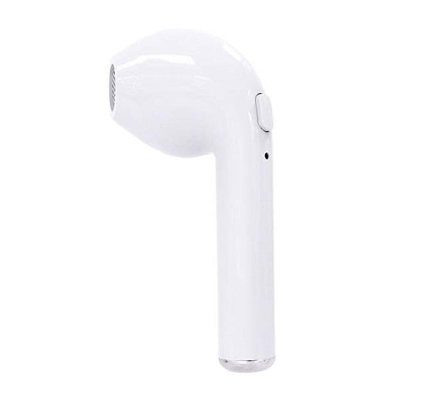 Wireless Bluetooth In-Ear Stereo Earbud with Mic in White