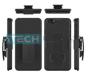 Baytek iPhone 6 Protective Holster/Case with Kick Stand, Secure Grip & Belt Clip