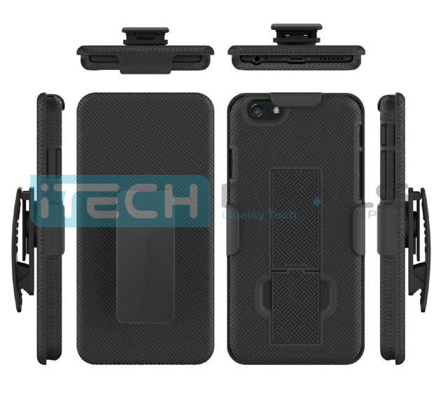 Baytek iPhone 6 Protective Holster/Case with Kick Stand, Secure Grip & Belt Clip