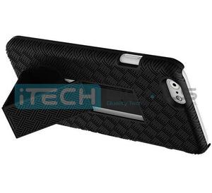 Baytek iPhone 6 Plus Protective Holster/Case with Kick Stand, Secure Grip & Belt Clip