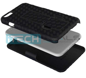 Baytek iPhone 6 Plus Protective Holster/Case with Kick Stand, Secure Grip & Belt Clip
