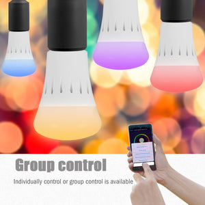 Smart Multicolored LED Bulb Controlled with Smartphone