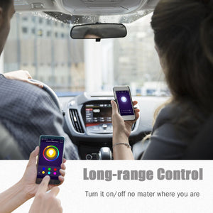 Smart Multicolored LED Bulb Controlled with Smartphone