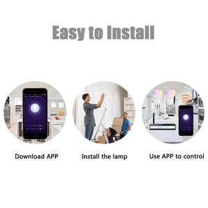 Smart Multicolored LED Bulb Controlled with Smartphone