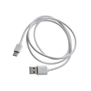 Fast Charging USB Type C to Type A 3' ft Cable in White