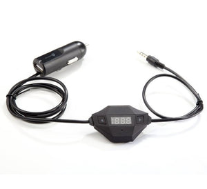 In Car Universal Wireless FM Transmitter with USB Car Charger