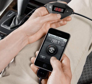 In Car Universal Wireless FM Transmitter with USB Car Charger