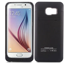 Battery Pack Case For Samsung Galaxy S6 Edge in Black