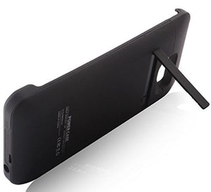 Battery Pack Case For Samsung Galaxy S6 Edge in Black