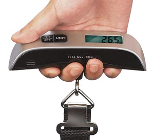 Baytek 110lb Digital Portable Luggage Scale w/LCD Display & Easy-Grip Handle
