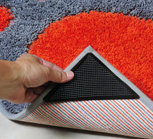 8-Pack Rug Grippers Keep Rugs and Mats Securely In Place with Tacky Grip Polymer Technology