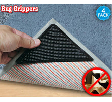 8-Pack Rug Grippers Keep Rugs and Mats Securely In Place with Tacky Grip Polymer Technology