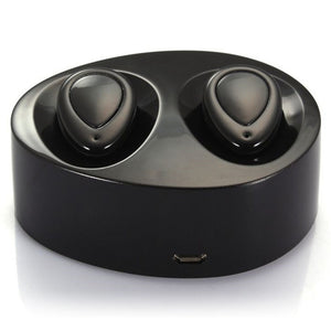 True Wireless Bluetooth Free Stereo Earbuds Twin Headset w/ Rechargeable Base