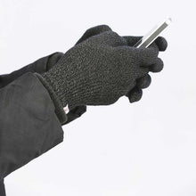 A-Gloves UNI-960002 Unisex Sport Touchscreen Gloves in Medium/Large in Charcoal Grey