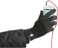 A-Gloves UNI-960002 Unisex Sport Touchscreen Gloves in Medium/Large in Charcoal Grey