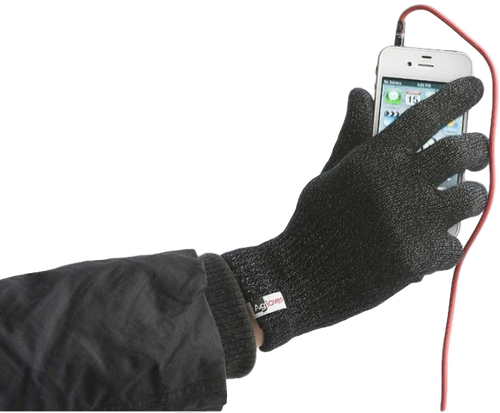 A-Gloves UNI-960002 Unisex Sport Touchscreen Gloves in Medium/Large in Charcoal Grey